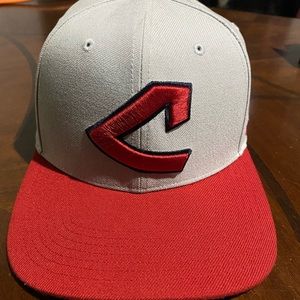 1970s Crooked C CLEVELAND INDIANS 47 SnapBack hat